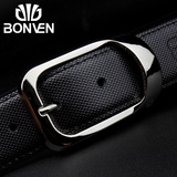 BONVEN/邦纹2012进口牛皮纯铜针扣男真皮皮带腰带预售到货了