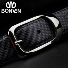BONVEN/邦纹2012进口牛皮纯铜针扣男真皮皮带腰带预售到货了