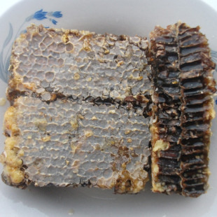 绿河谷 新疆特产 天山伊犁野黑蜂生巢蜜蜂蜜3