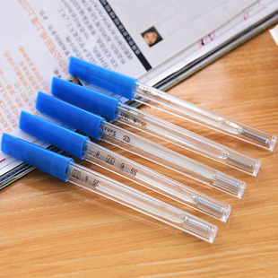 玻璃体温计体温表 成人宝宝温度计 家用医用水