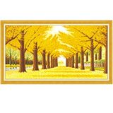 特价全国包邮 卡卡十字绣 套件 黄金满地 11CT 中格 风景 限时价