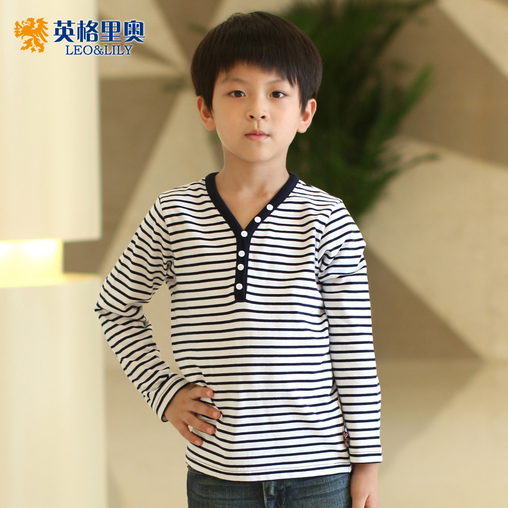 纯棉长袖儿童T恤...