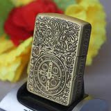 原装正品<span class=H>ZIPPO</span>打火机 纯铜盔甲版康斯坦丁 2011专柜正版限量zipoo
