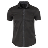 JACKJONES 杰克琼斯 正品 夏季新品 男士衬衫 短袖 格子 Z1204011