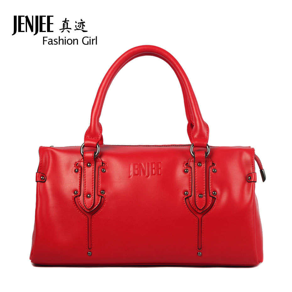 JENJEE 手提包女2013新款夏季女包牛皮女包红色包包新娘包结婚包 JENJEE 手提包女2013新款夏季女包牛皮女包红色包包新娘包结婚包
