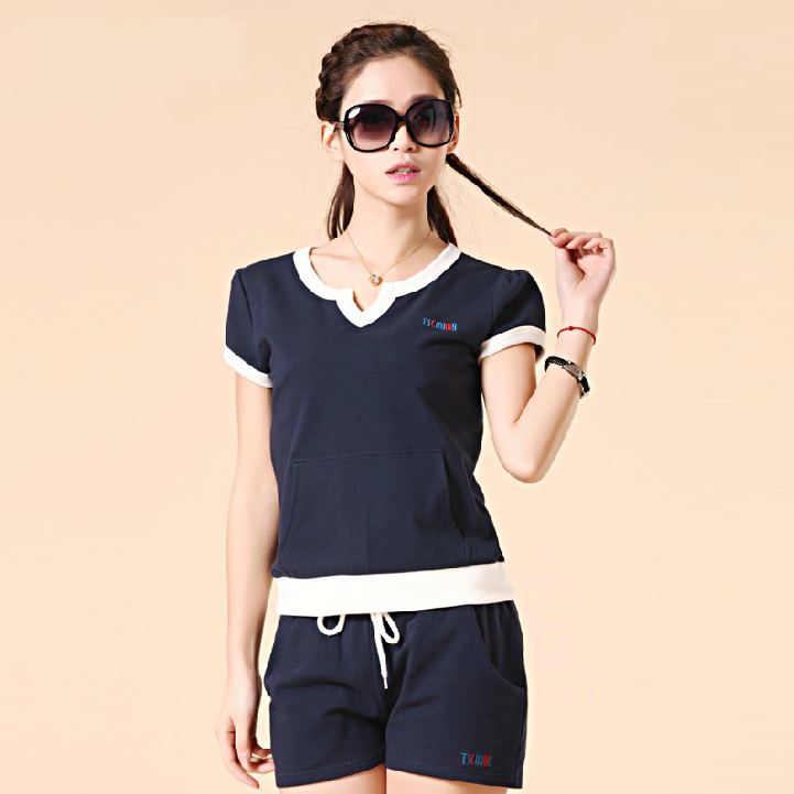 纯棉<em>运动休闲</em>背心<em>短裤</em>套装 : 纯棉<em>运动休闲</em>背心