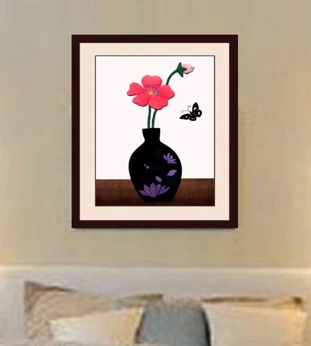 undefined1 Limit Popularity Promotion handicraft Silk Duitou Cloth sticker finished product(vase bedroom Restaurant Hanging picture undefinedin the Arts and crafts , Minority handicrafts , Oroqen category - from Buy2taobao.com to provide professional Taobao agent buy service