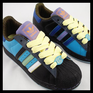 专柜代购阿迪达斯正品运动鞋adidas三叶草板鞋阿迪男鞋女鞋蓝黑黄