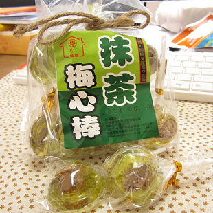 特价正品热卖台湾糖果零食喜糖麦芽糖一珍抹茶梅心话梅棒棒糖150g