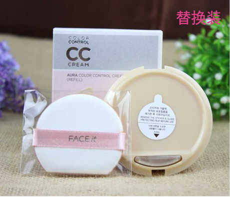 菲诗小铺<em>韩国CC</em>霜裸妆遮瑕强防晒the face sh