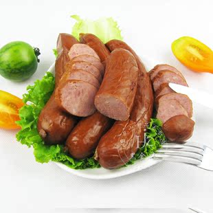  哈肉联红肠正宗肉联香肠哈尔滨风味特产火腿肠送同事5件包邮500g