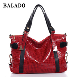 BALADO 2011秋冬新款 真皮压片牛皮手提单肩包斜挎女包韩版女包包