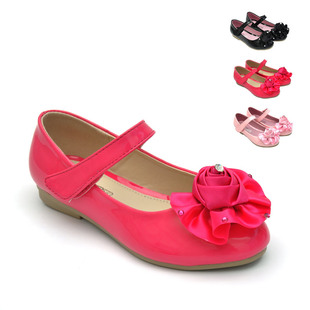  女童装童鞋专卖 儿童春秋季单鞋公主鞋PU皮鞋蝴蝶结百搭款05