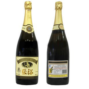  香槟塔专用张裕加气苹果酒 香槟气泡酒起泡酒 1500毫升 婚庆专用