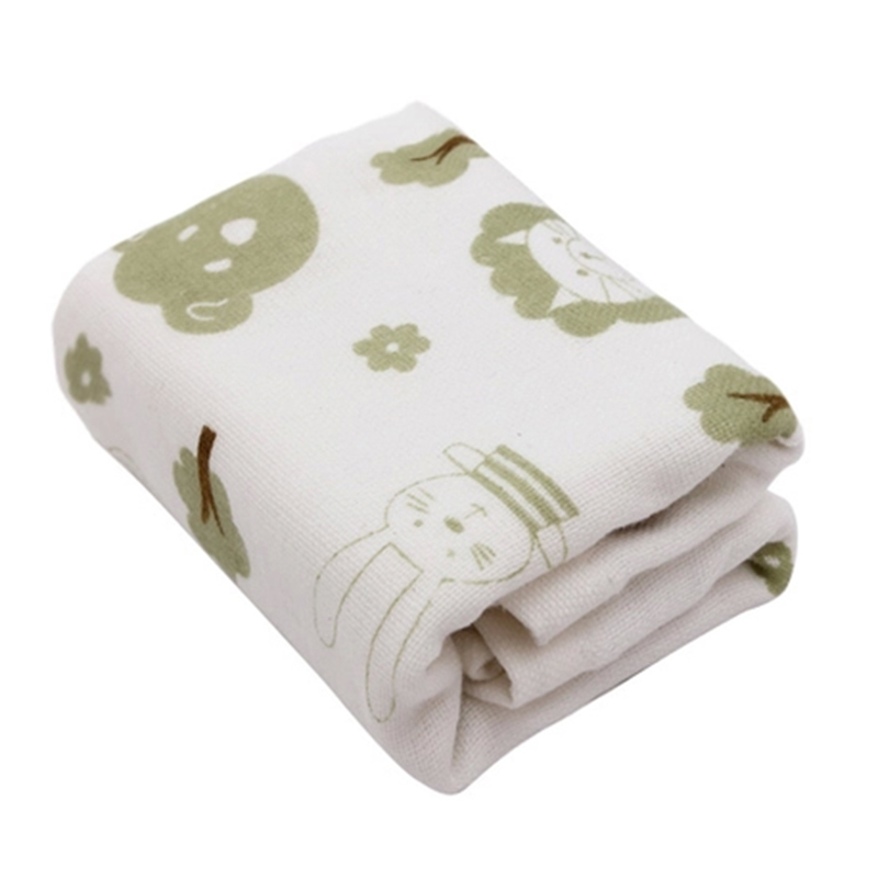 良良 婴儿毛巾（50*26cm）生态竹纺方巾 超柔吸水毛巾 LLH07-1绿