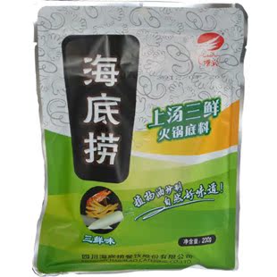  四川 海底捞 捞派 火锅料 上汤三鲜火锅底料 三鲜味 200g 新包装