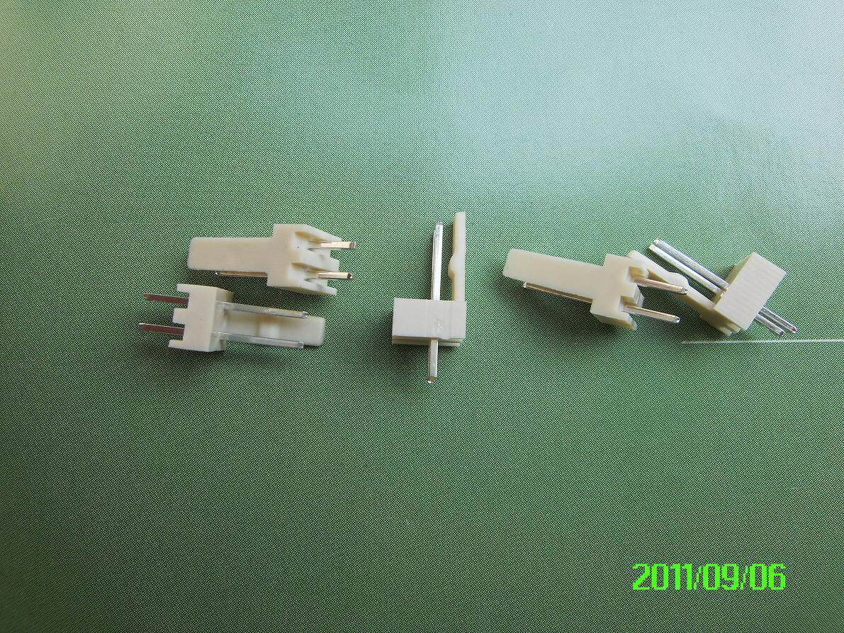 2P 2510 2P插座 2Pin接插件 2Pin连接器 间距2.54MM 2p直针座