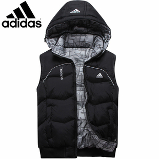 12冬装 阿迪达斯<em>运动马甲 男款</em>棉背心adidas正