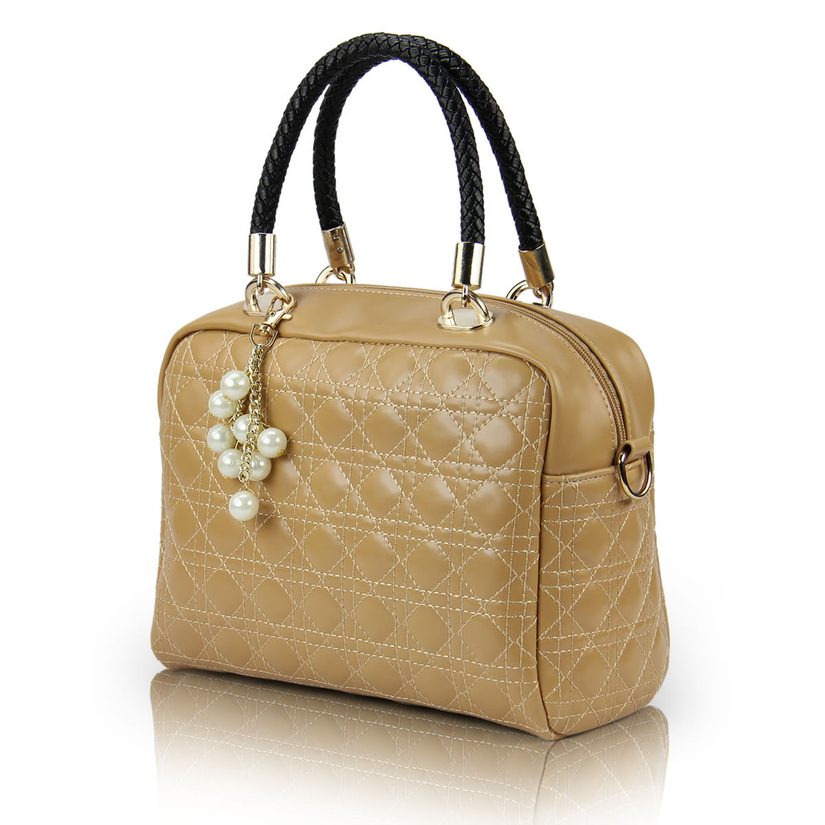 萝莉格纹戴妃小包包...