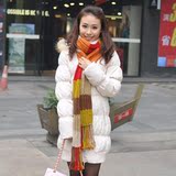 Jeafer修身加厚女士中长款戴帽红贝 羽绒服同款 118 包邮