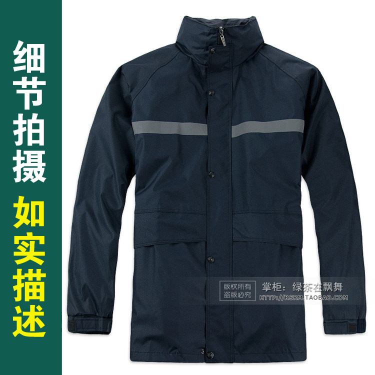 新款摩托车雨衣套装电动车雨衣双层分体雨衣套装加厚防水军警雨衣