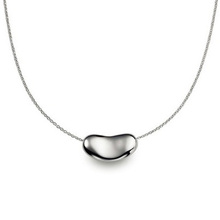 Un nuevo ultra-comerciar con objetos de plata] [Tiffany collar de plata A-frijol / arveja