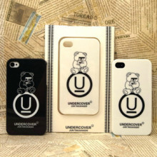 日本潮流uc 高桥盾Undercover 经典熊仔 U字 iPhone 4 4s 保护壳