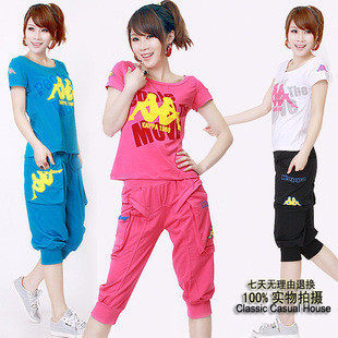 2010夏装Kappa纯棉运动服休闲短袖运动套装女款2371X3352