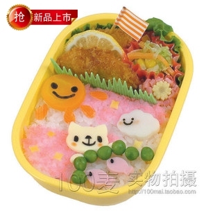  幸福小猫饭团模具组合12件套装 便当寿司模具 日本设计美食DIY