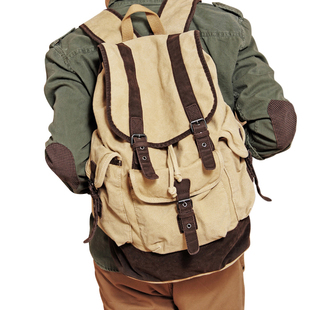  新款帆布包双肩包书包韩版旅行包背包休闲男式包潮包品牌包特价