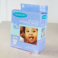 美国Lansinoh母乳储存袋 母乳保鲜袋 储奶袋 储乳袋180ml*50片