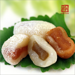  御食园艾窝窝北京特产 美食休闲零食品 麻薯北京小吃糕点4件包邮