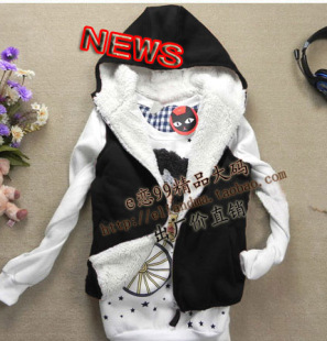 12新到货,大码秋冬马夹,毛毛内胆卫衣棉保暖大