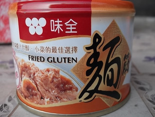  超Q-台湾原装进口食品-素食品，味全面筋-爽滑，佐餐好料 罐头
