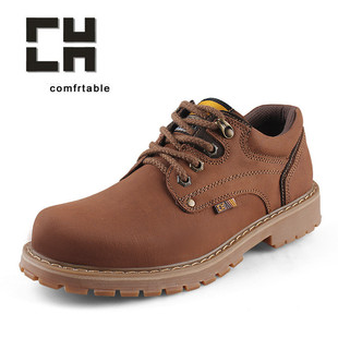  正品真皮日常休闲鞋男鞋单鞋大头鞋潮流工装牛皮男士商务皮鞋板鞋