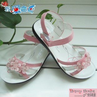  新款香鸟大童童鞋儿童凉鞋女童真皮公主鞋 夏季儿童鞋