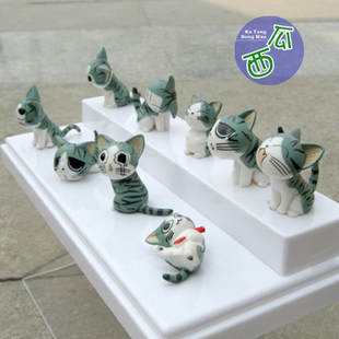 全9款表情甜甜起司猫家具摆件\/肯德基私房猫公