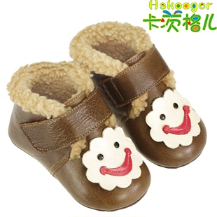  【春节不打烊】卡茨格儿婴儿加厚保暖学步鞋软底防滑宝宝鞋步前鞋