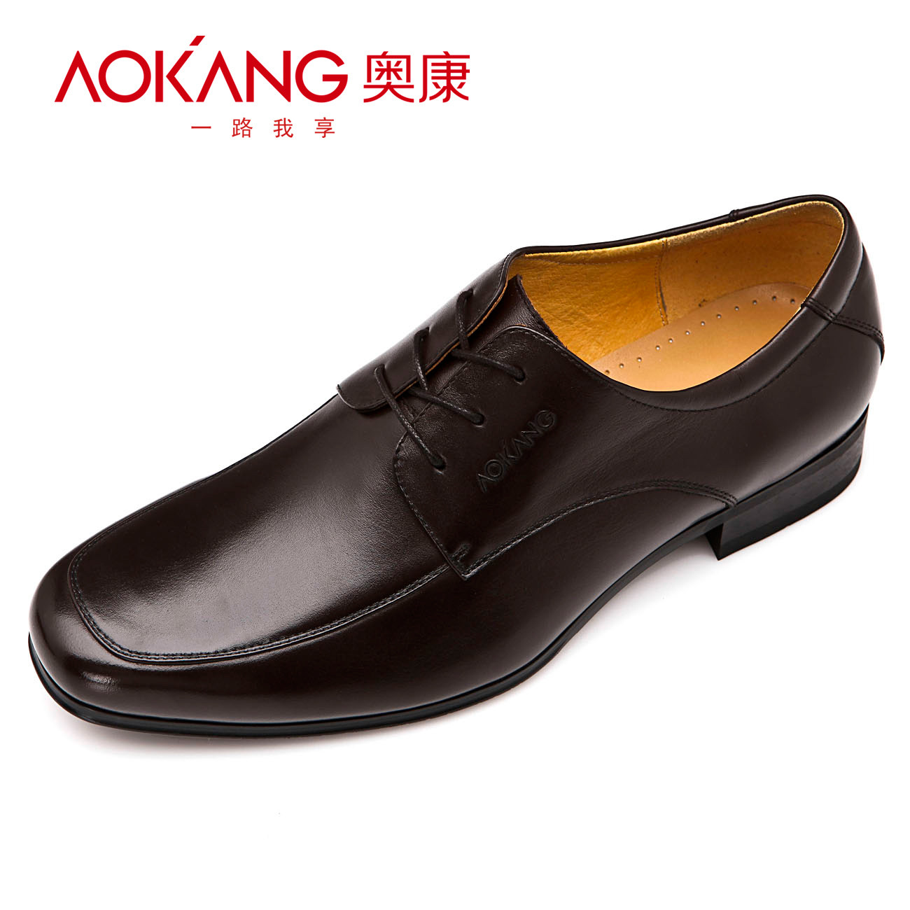 Aokang/�¿� �ճ�������Ь ��ƷӢ����ţƤЬ ������װЬ Ь����