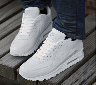  耐克潮人 女士运动鞋 气垫跑鞋 皮面女鞋旅游鞋女新鞋 女鞋子休闲