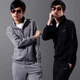 正品Adtass 2012春秋款男棉款立领简洁休闲运动服 套装