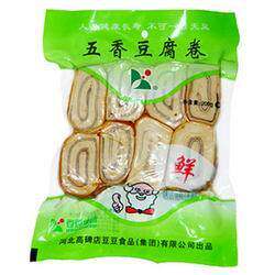 正宗 河北特产 高碑店豆腐丝 豆豆牌豆腐卷  五香味 大豆制品
