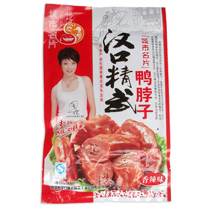  满百包邮 湖北武汉特产 汉口精武牌精武鸭脖 鸭脖子 香辣味 220克