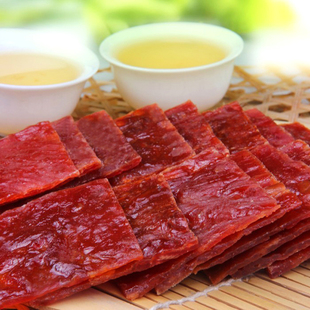  百草味 零食特产 新鲜蜜汁猪肉干 靖江猪肉脯【独立小包装250g】