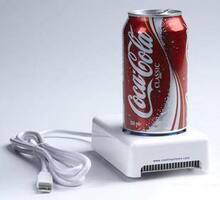 USB制冷器 保温器 制冷杯垫 冷热两用 USB制冷杯垫 温奶 冰饮