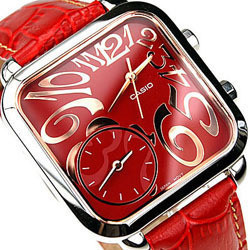 Casio����ŷ����ʱ���ͷ�����Ů��LTF-117L-4A2Dʱ��Ƥ��Ůʿ�ֱ�