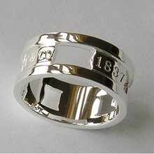 Li el mismo párrafo anillo de plata de Tiffany / Tiffany / 925 plateado Tiffany hueco -1837