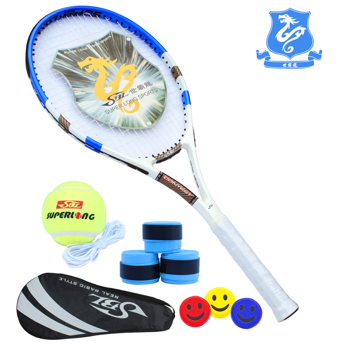 E-mail sent eight Taiwan with a genuine security balong advanced carbon composite tennis racket just start training special