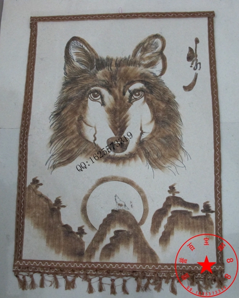 内蒙古特色手工艺品 蒙古毛毡画 烫画 装修画 蒙古族装饰品狼头|msdalam kategori Ciri-ciri kraftangan, Minoriti mempunyai kraf, Mongolia ciri-ciri, 蒙古皮 lukisan - dari Buy2taobao.com untuk memberikan perkhidmatan ejen Taobao profesional membeli