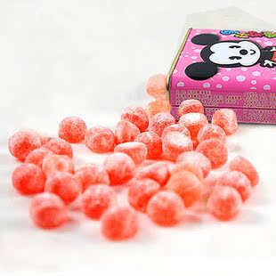 铁盒包装 滨崎迪士尼 果汁软糖 草莓味糖果 105g 乐趣十足零食！